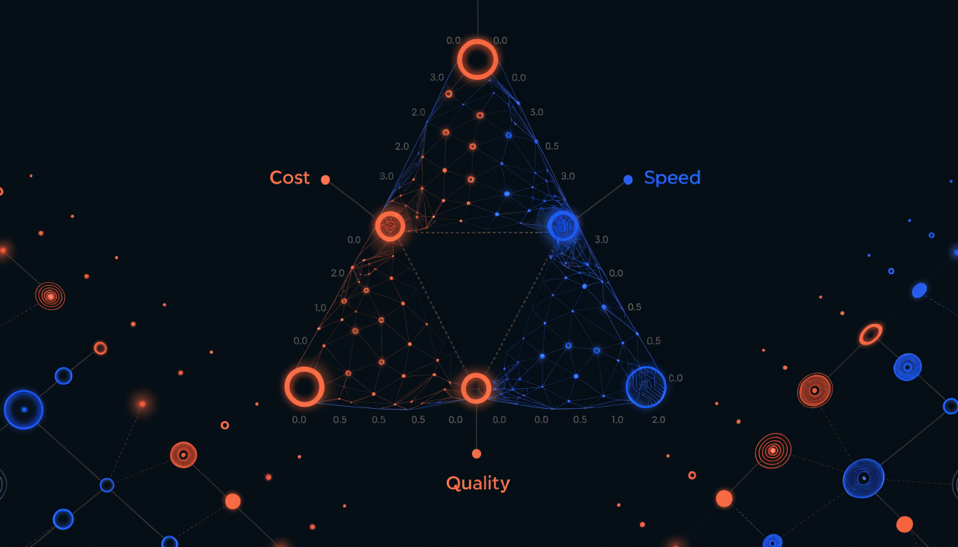 The Cost-Latency-Quality Triangle: Why Every AI Agent Is a Trade-off and How to Make the Right One