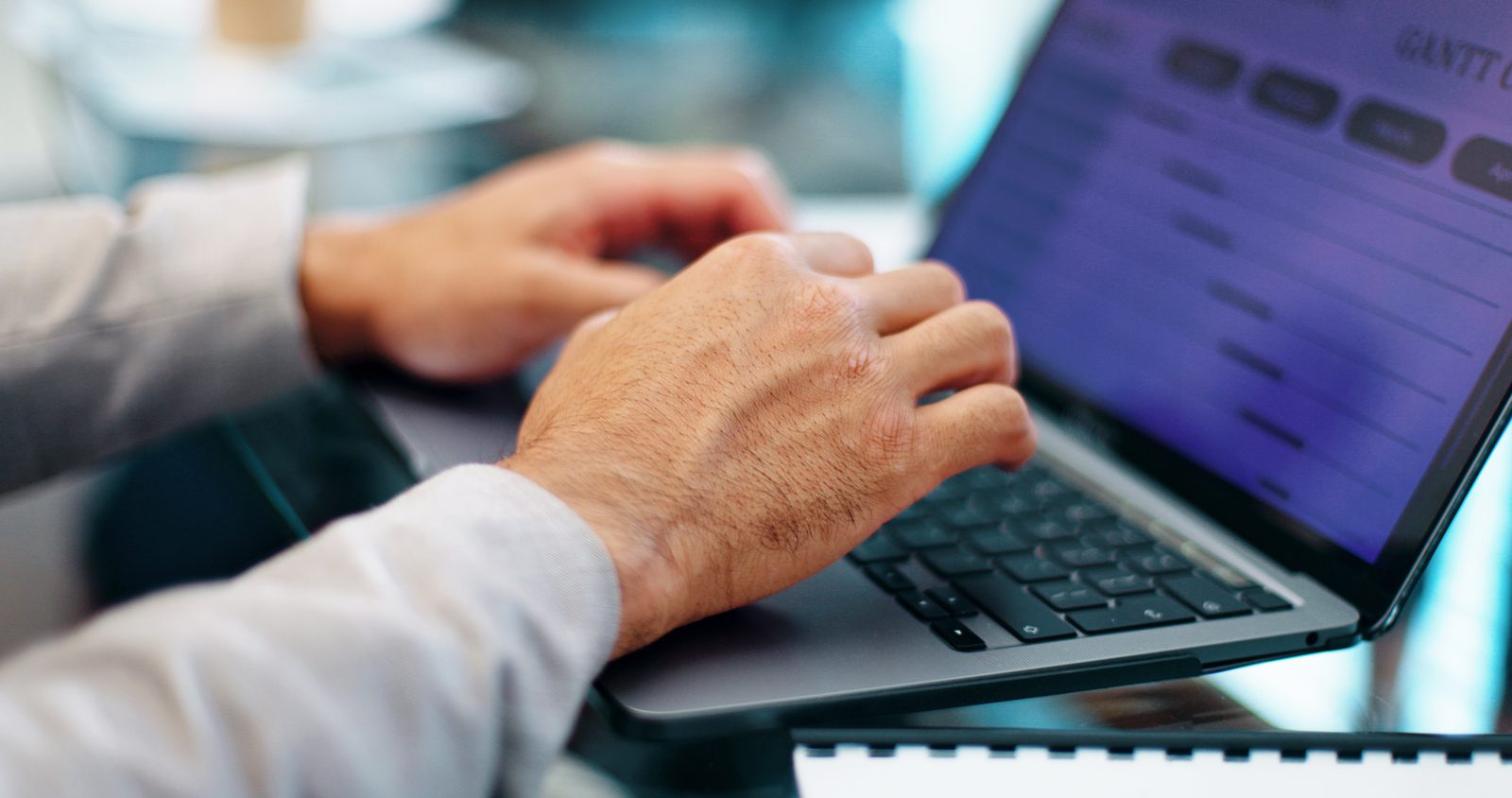 Configuring a Meta Business Manager dashboard on a laptop