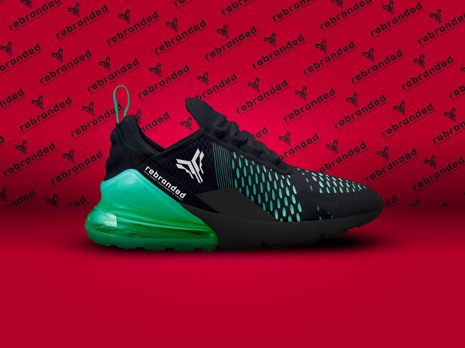 Rebranded Shoes Mockup