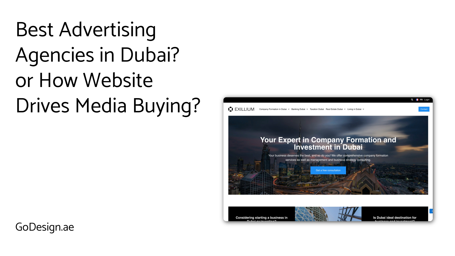 Advertising Agencies in Dubai - GoDesign